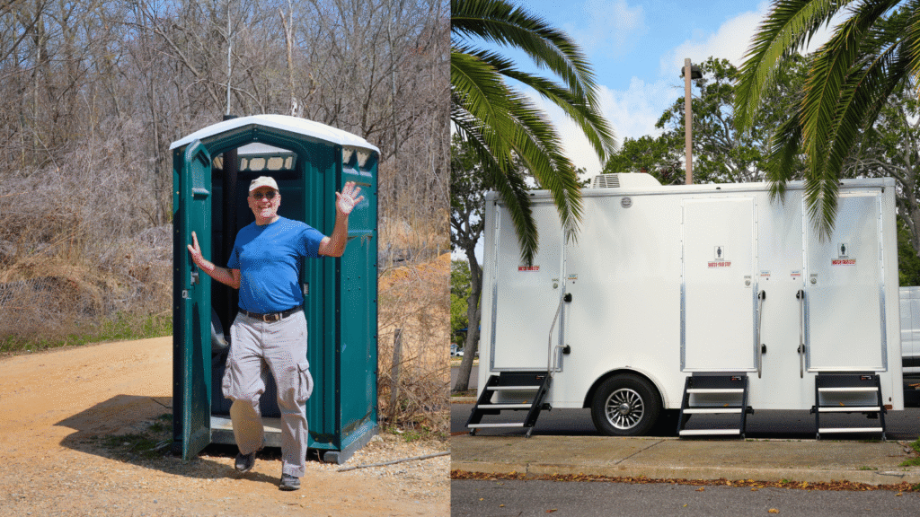 luxury porta potty